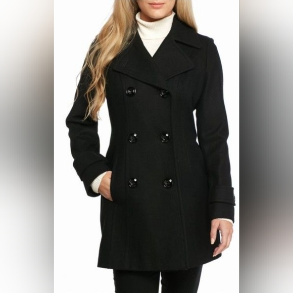 Anne Klein wool long coat - Picture 1 of 11